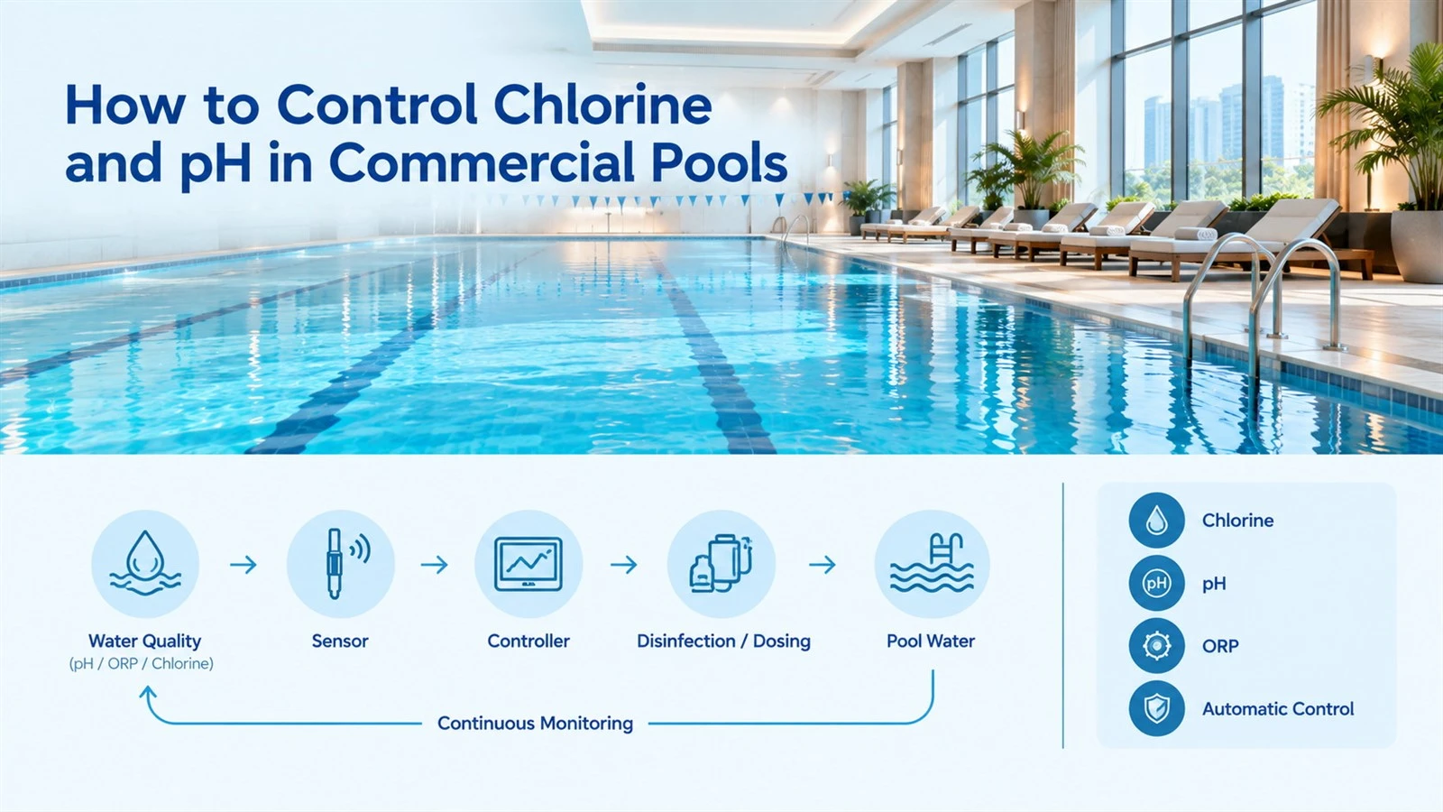 How To Control Chlorine And PH In Commercial Pools 2 How To Control Chlorine And PH In Commercial Pools 2